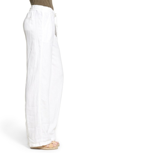 Caslon Drawstring Linen Pants - Picture 4 of 5